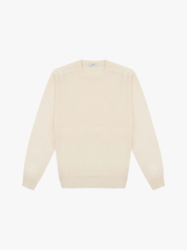 Camisola de Malha com Padrão Texturizado