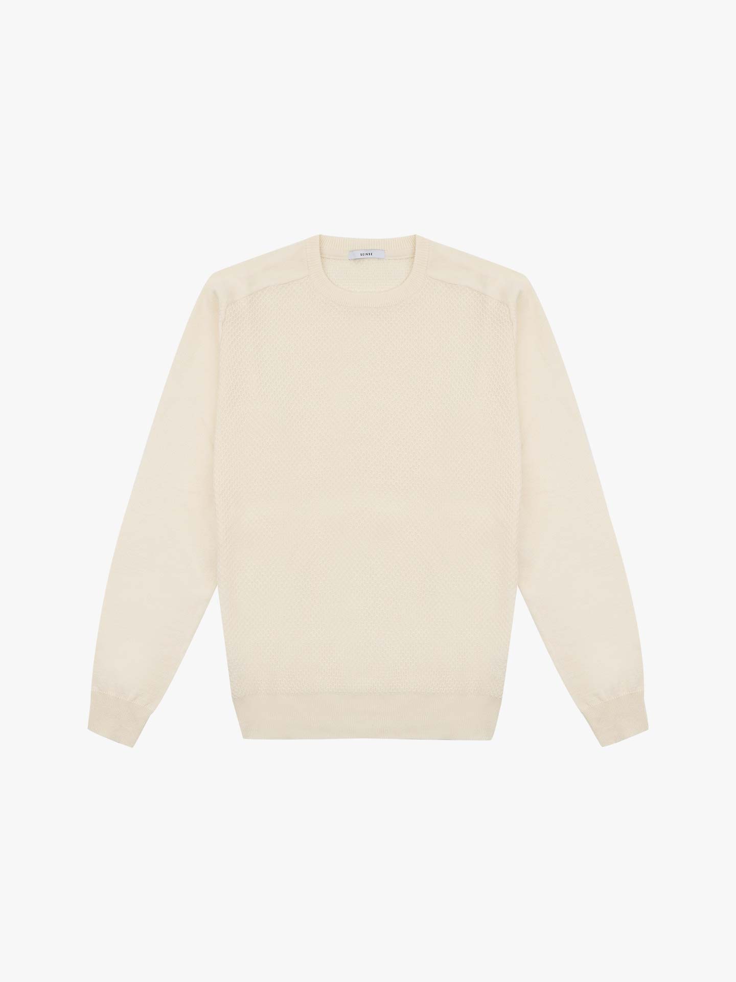 Camisola de Malha com Padrão Texturizado