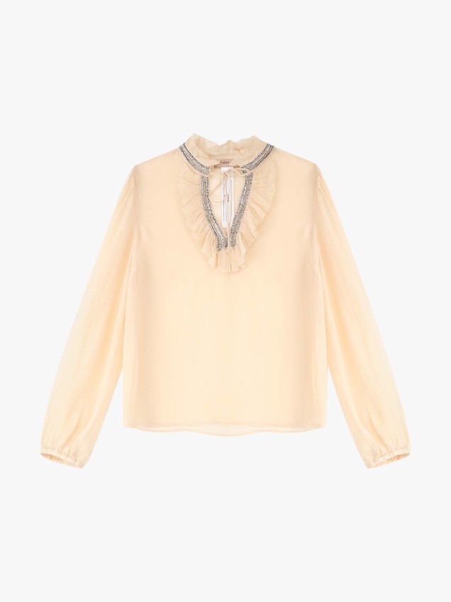 Blusa com Decote em V