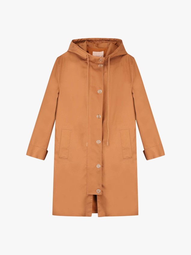 Parka Comprida com Capuz