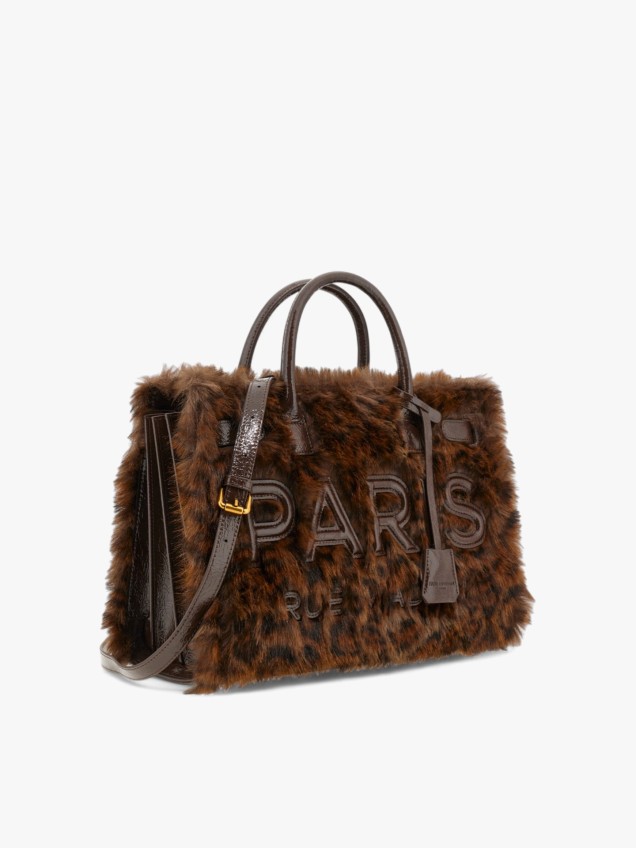 Mala de Mão com Pelo