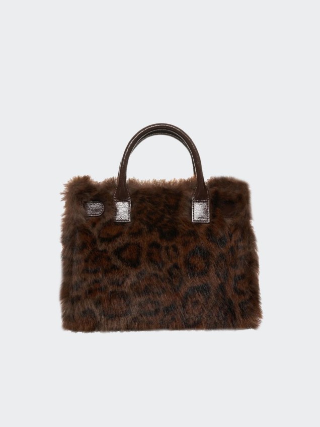 Mala de Mão com Pelo