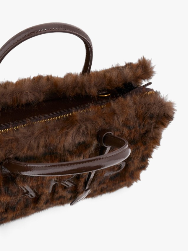 Mala de Mão com Pelo