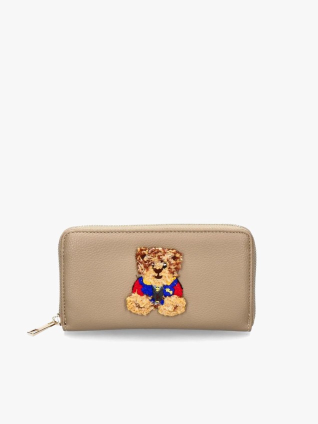 Porta-Moedas com Aplicao de Urso