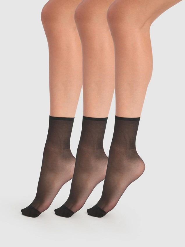 Pack 3 Meias Invisíveis 20D