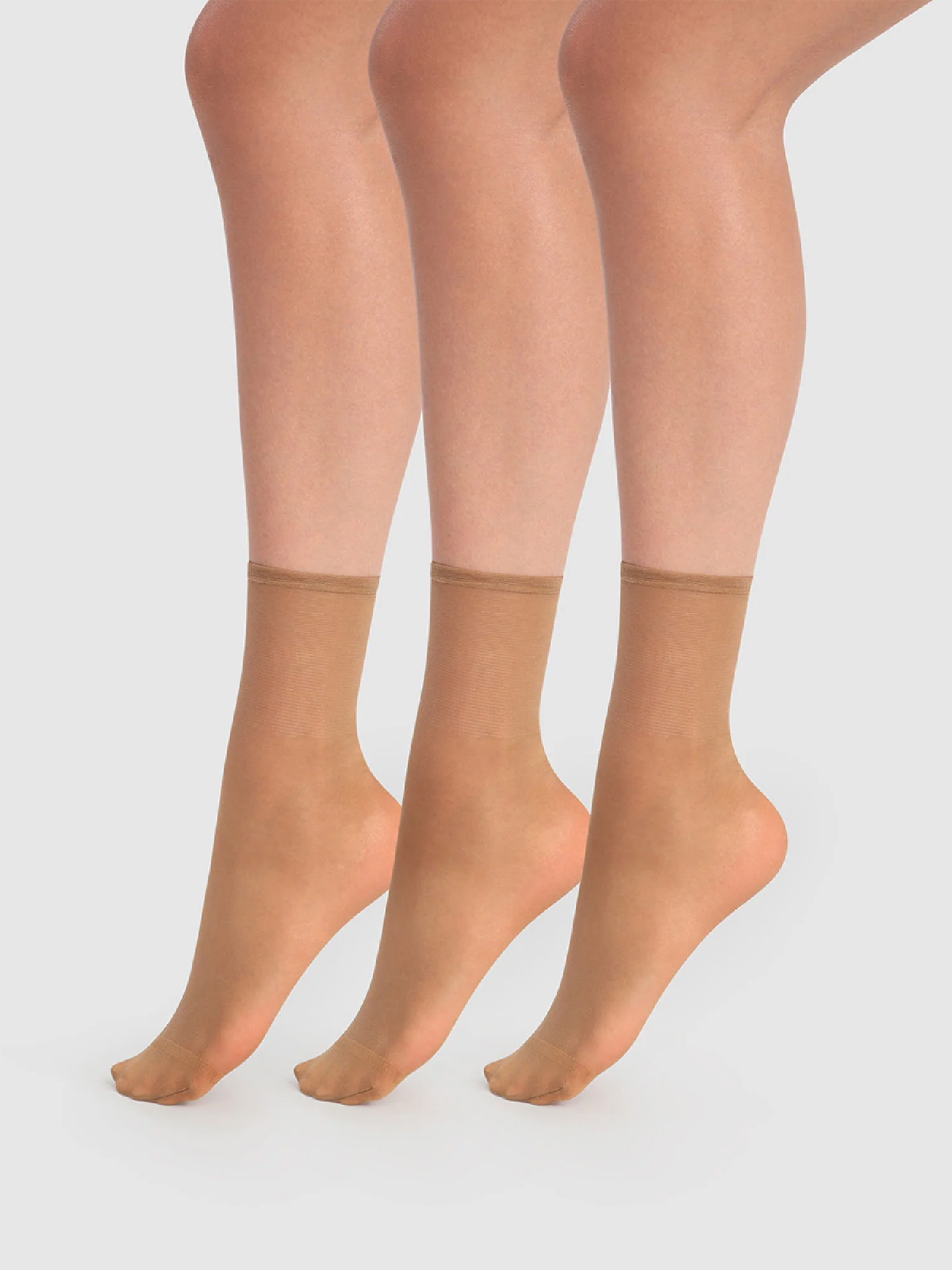 Pack 3 Meias Invisíveis 20D