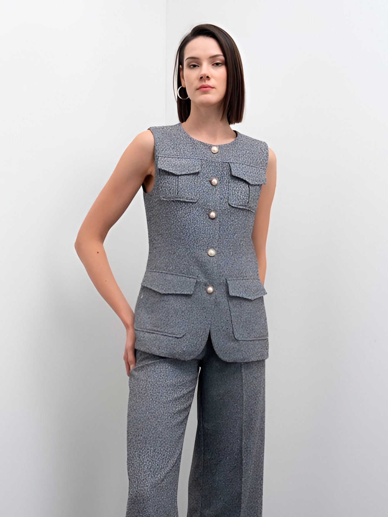 Colete Tweed
