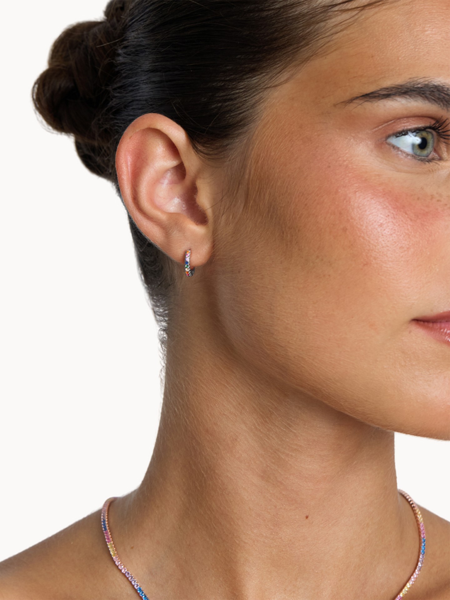 Brincos Argolas Mini Tennis