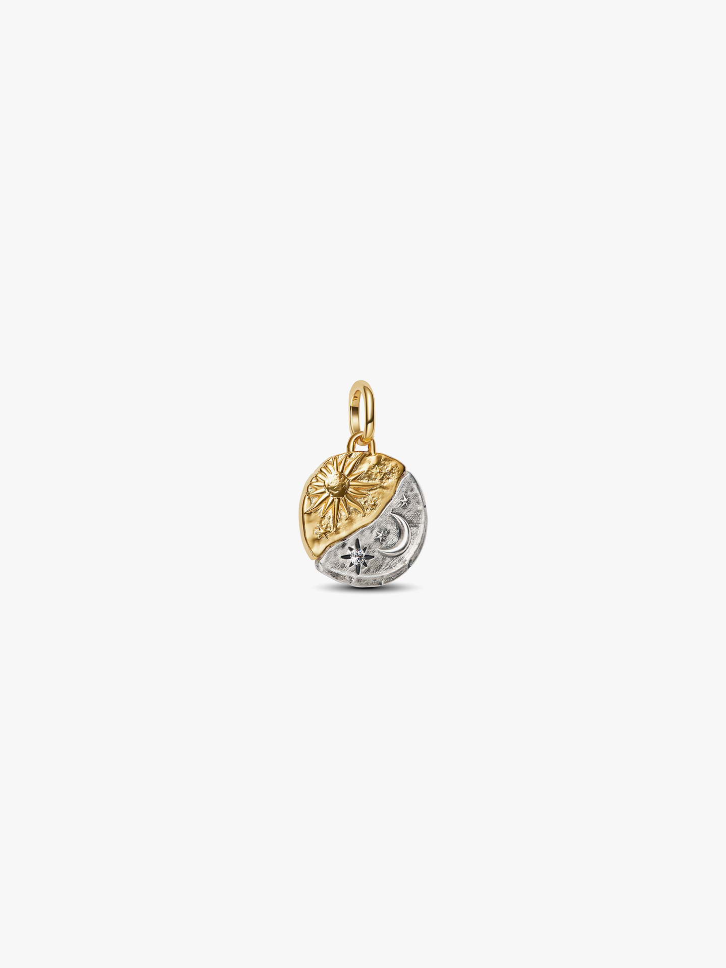 Conta Medalhão Sol e Lua
