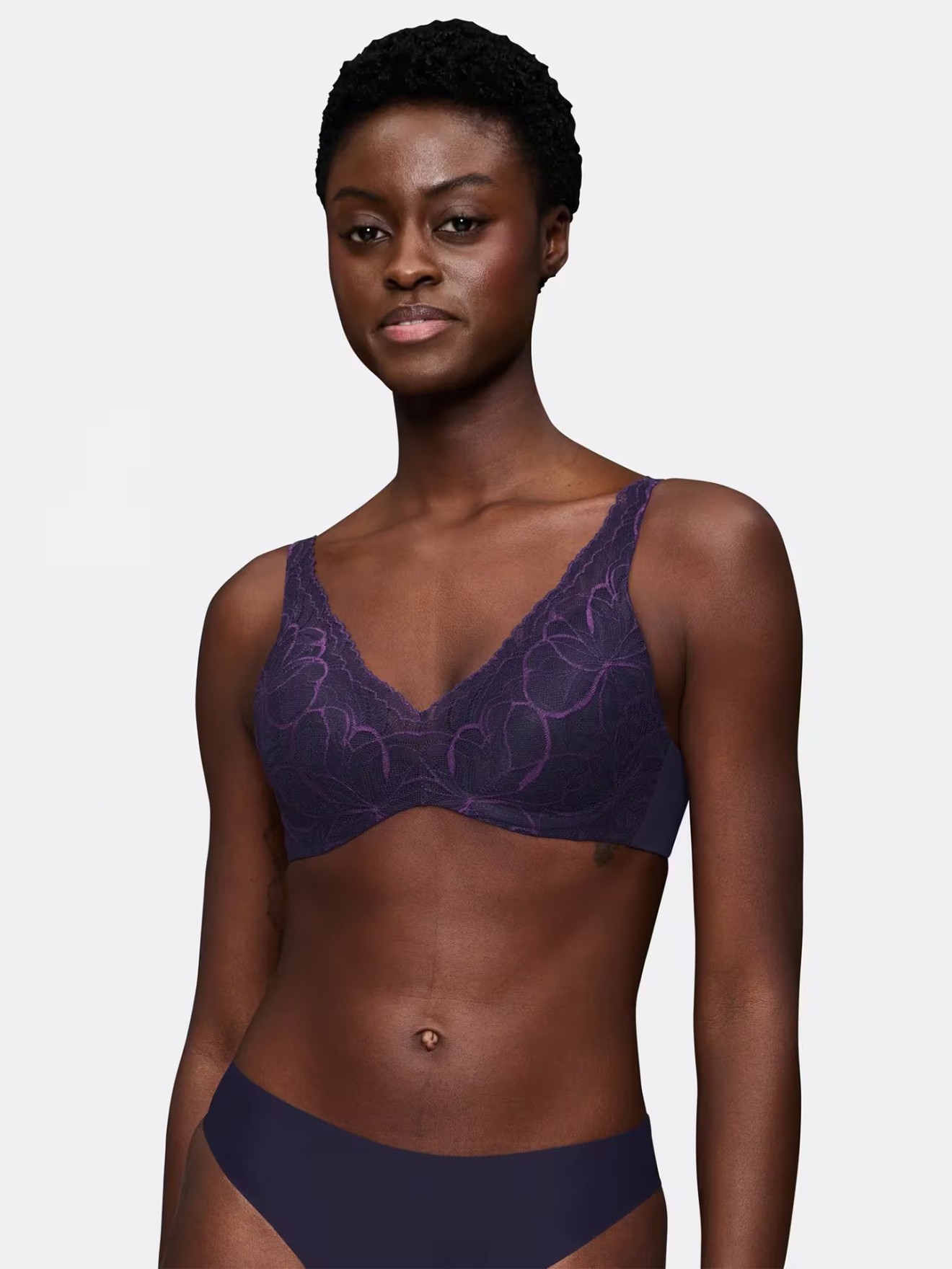 Soutien Almofadado com Aros Body Make-Up Illusion Lace