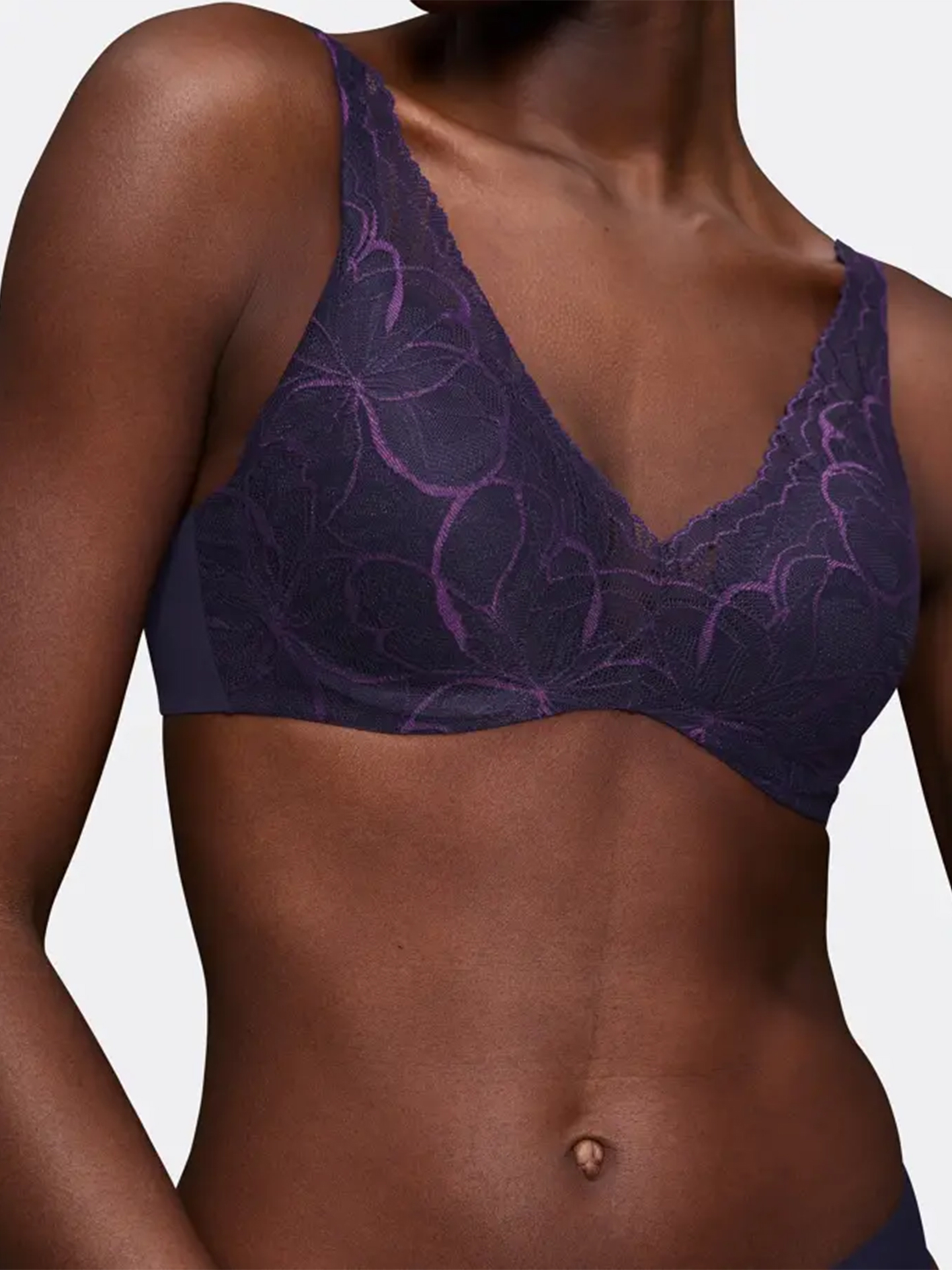 Soutien Almofadado com Aros Body Make-Up Illusion Lace