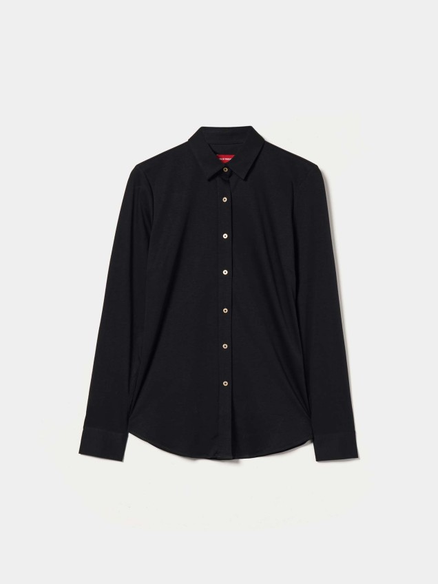 Camisa de Malha Regular Fit