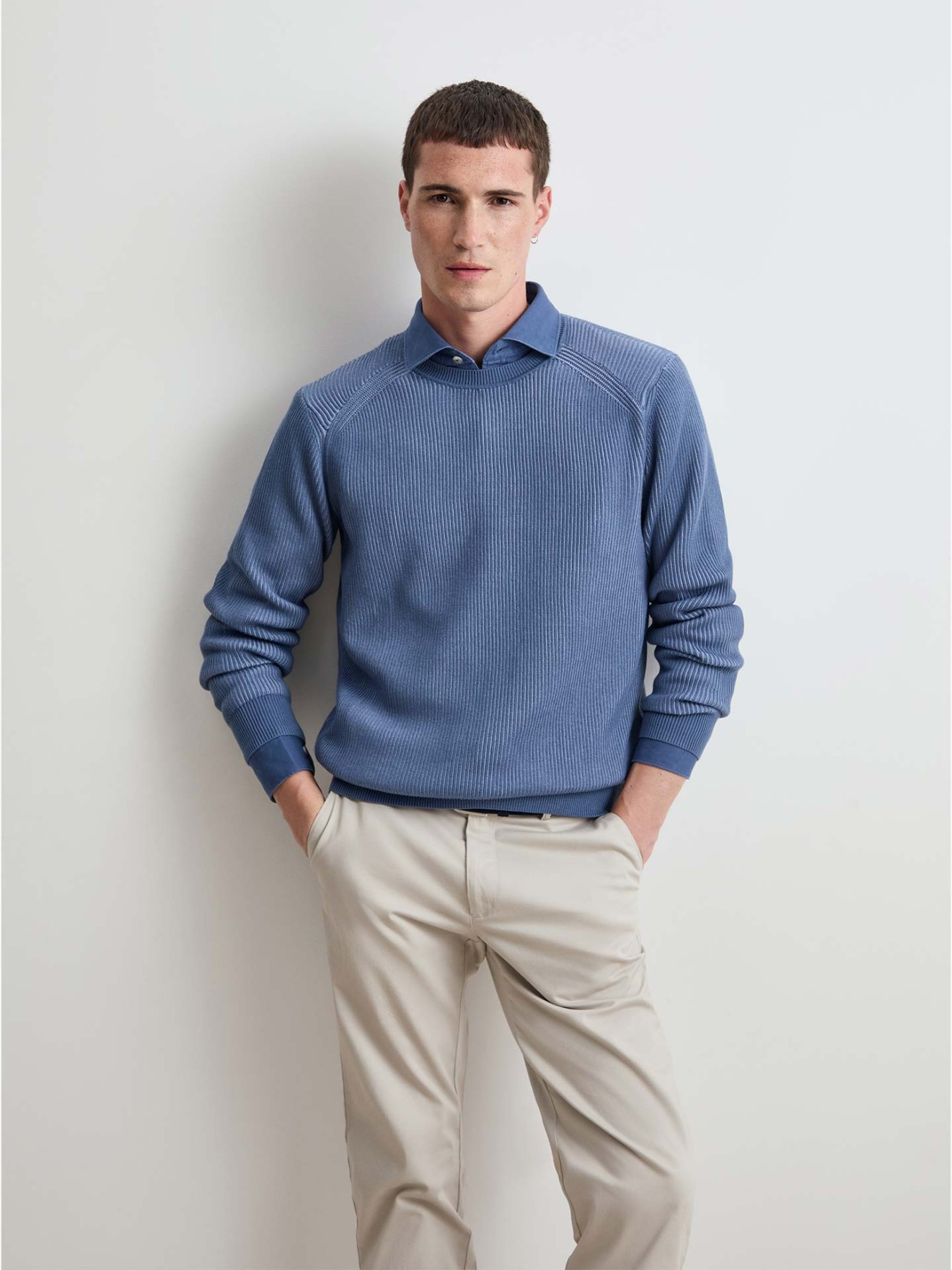 Camisola de Malha Tricotada