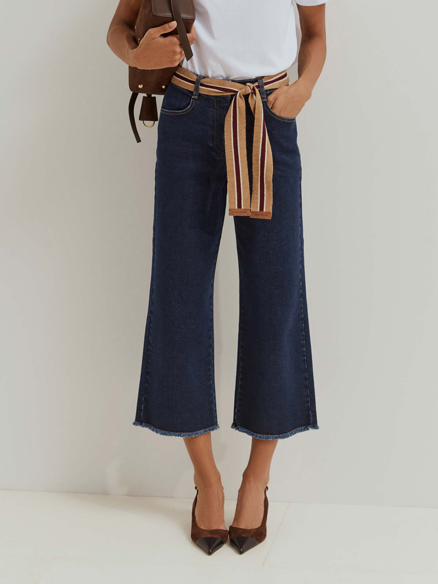 Calças de Ganga Culotte