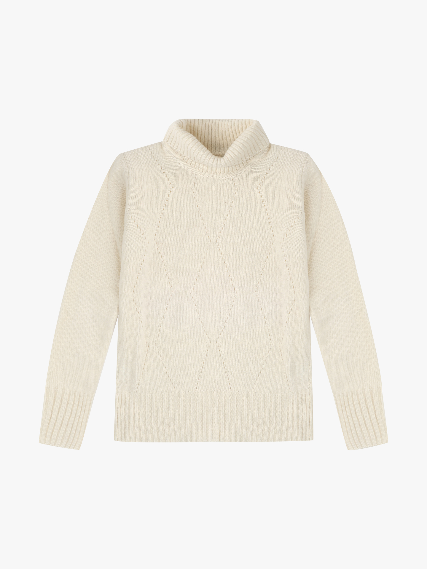 Camisola de Malha com Gola Alta