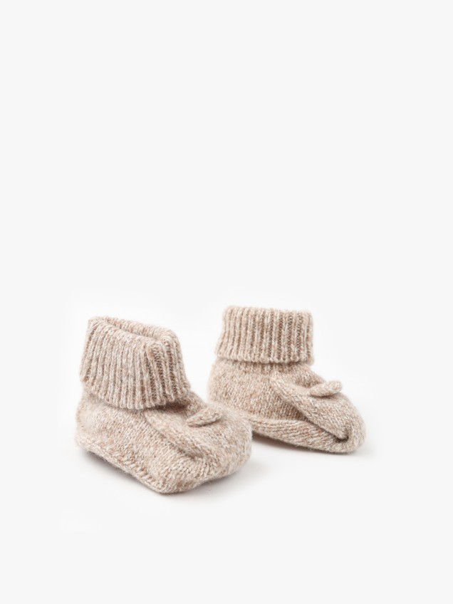 Carapins Tricotados em L Merino