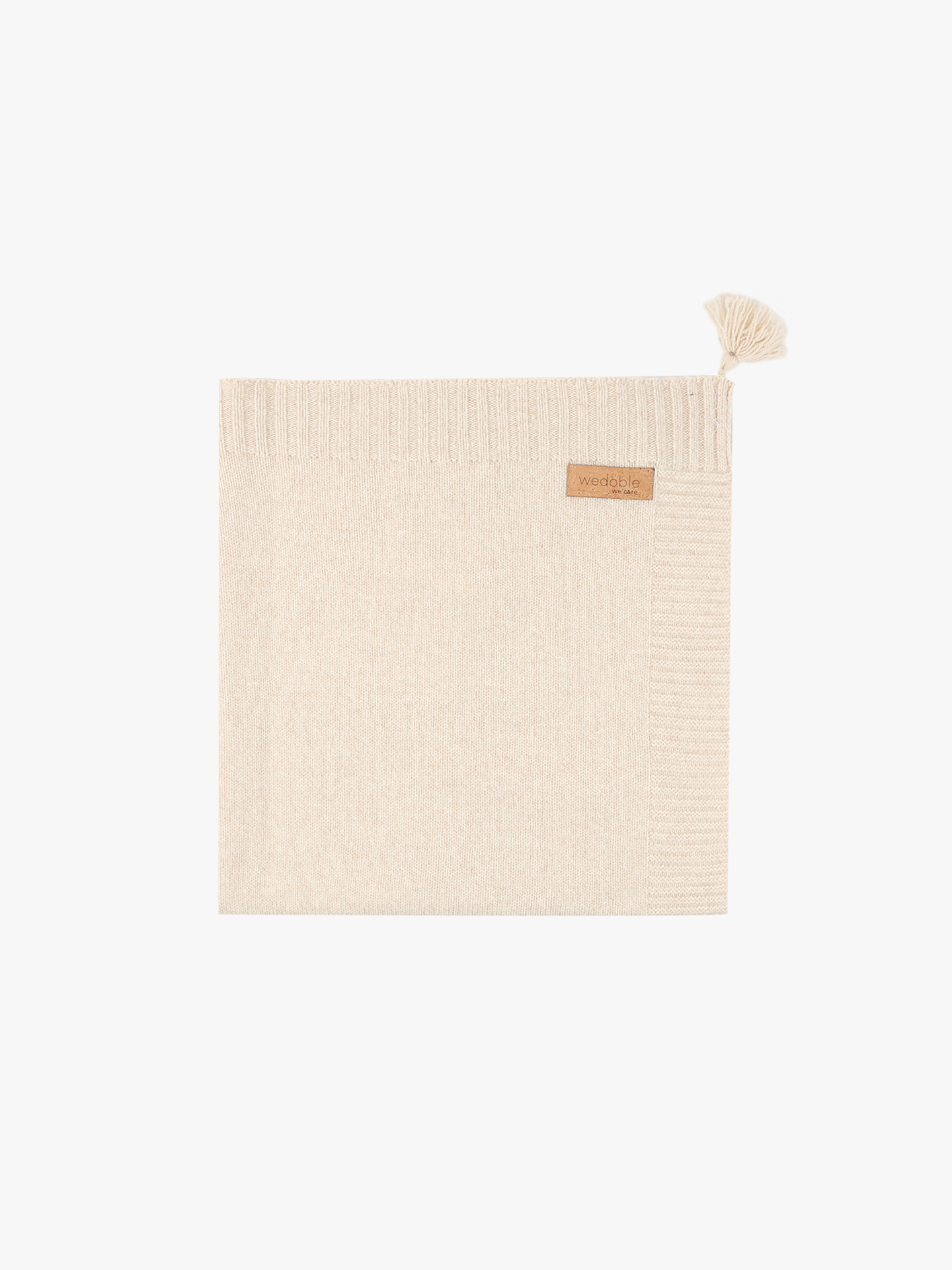 Manta Tricotada em Lã Merino