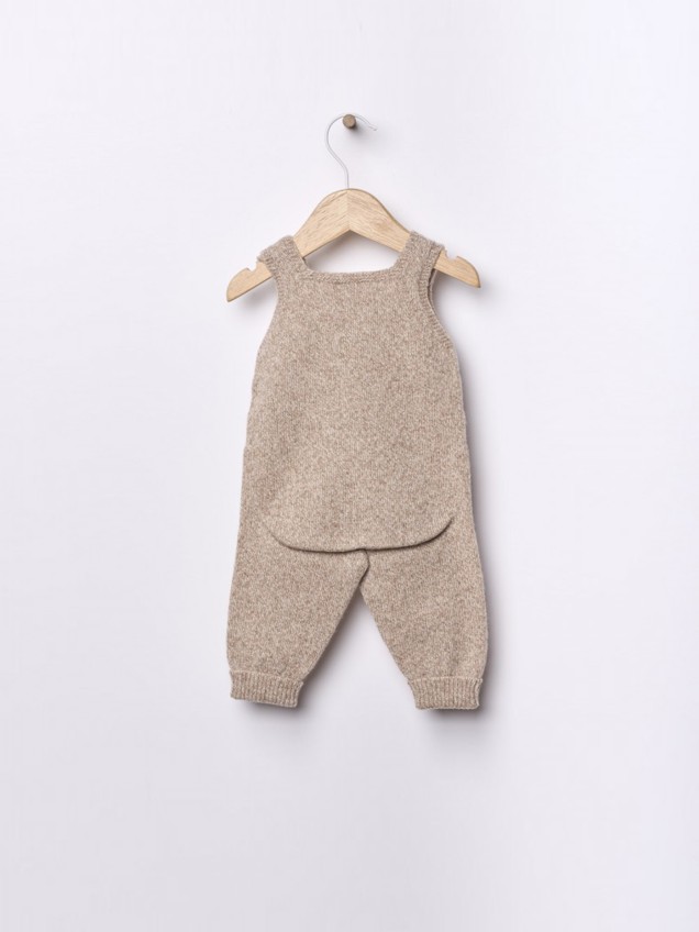 Jardineiras Tricotadas Lã Merino