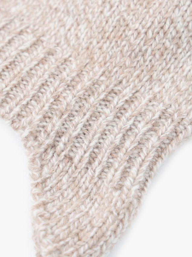 Gorro Tricotado em Lã Merino