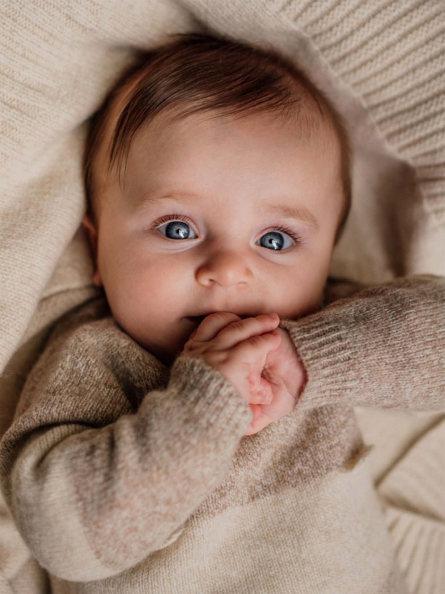 Babygrow com Ursinho Tricotado em Lã Merino