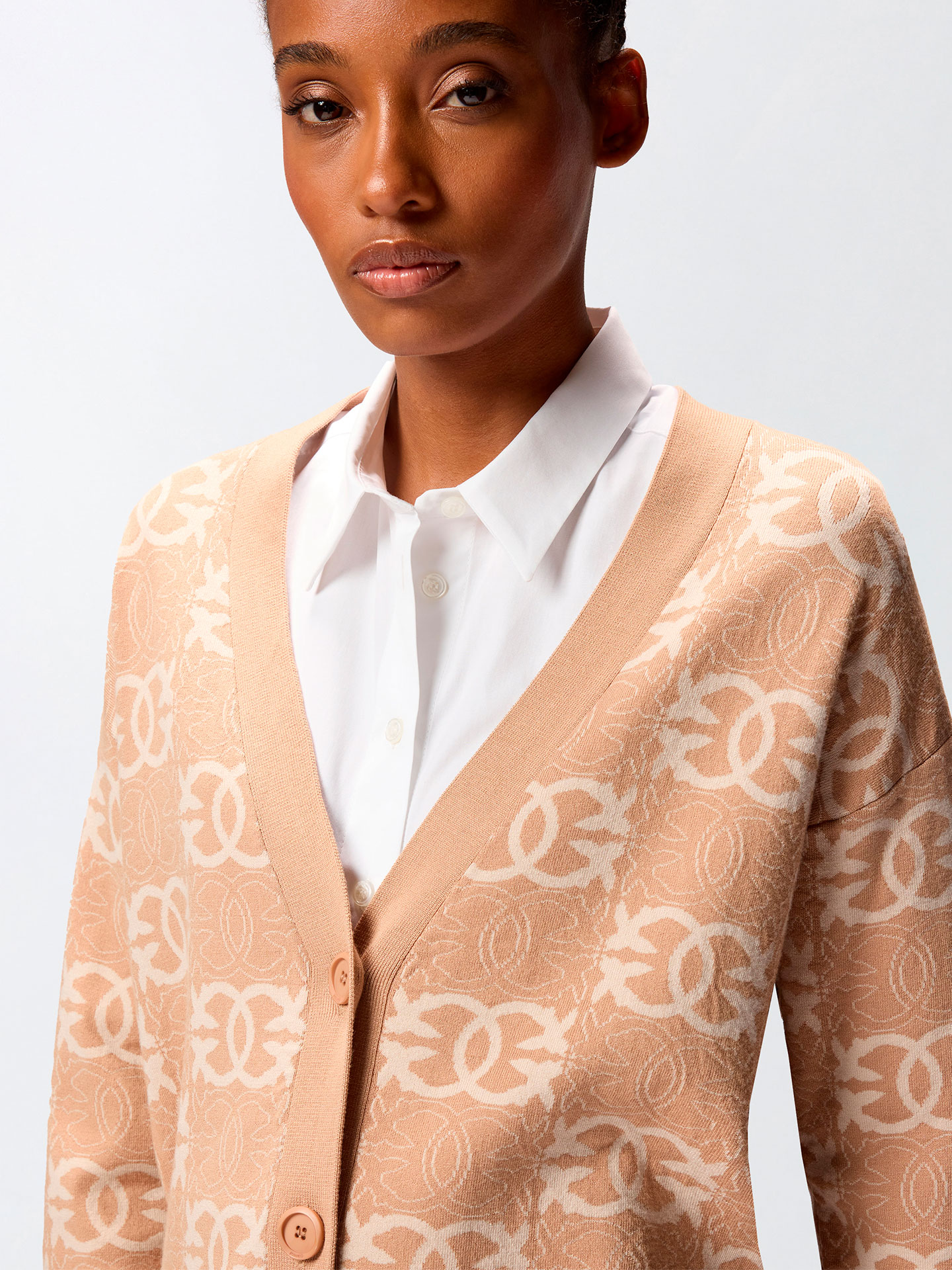 Casaco de Malha com Padrão