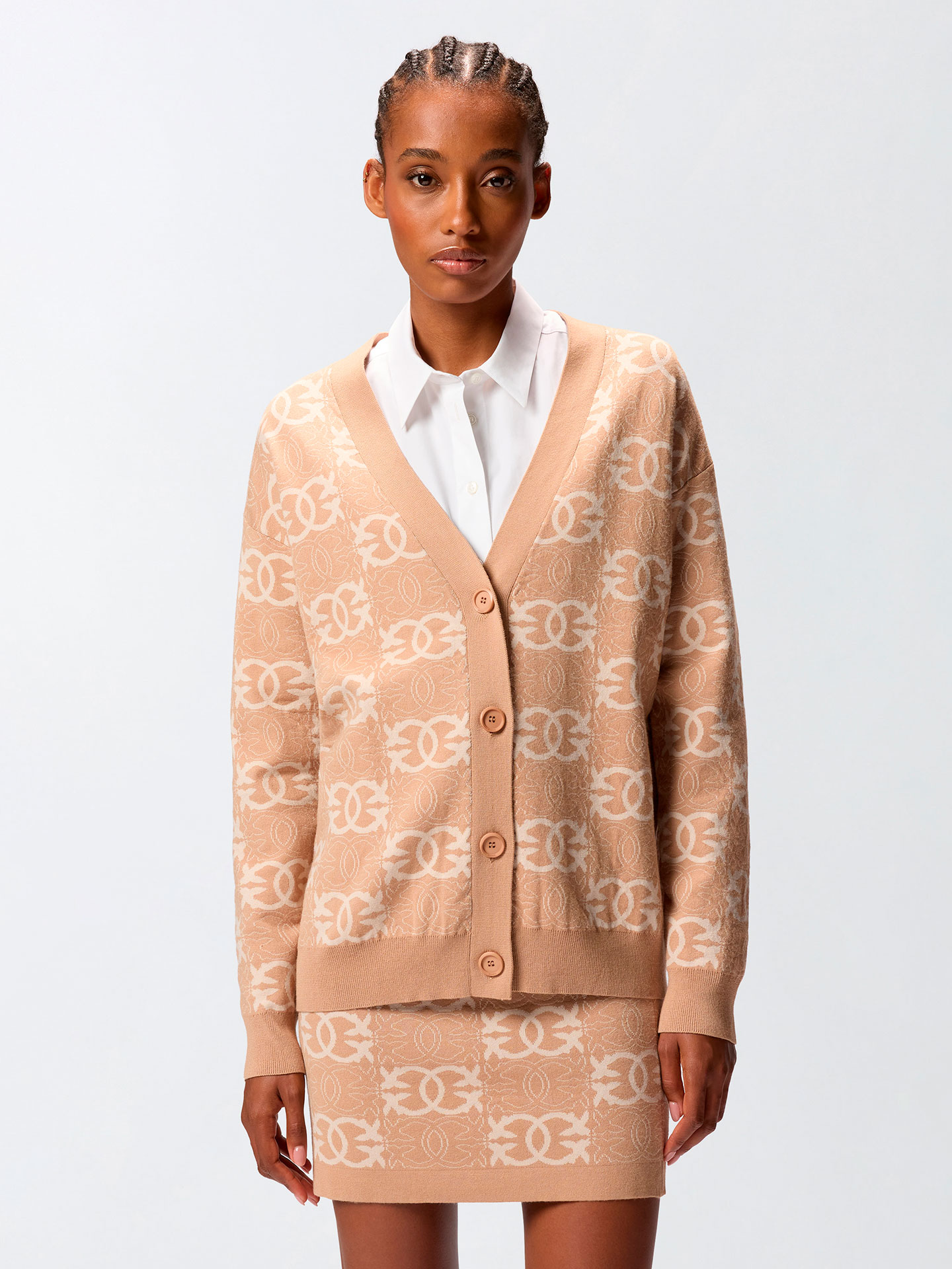 Casaco de Malha com Padrão