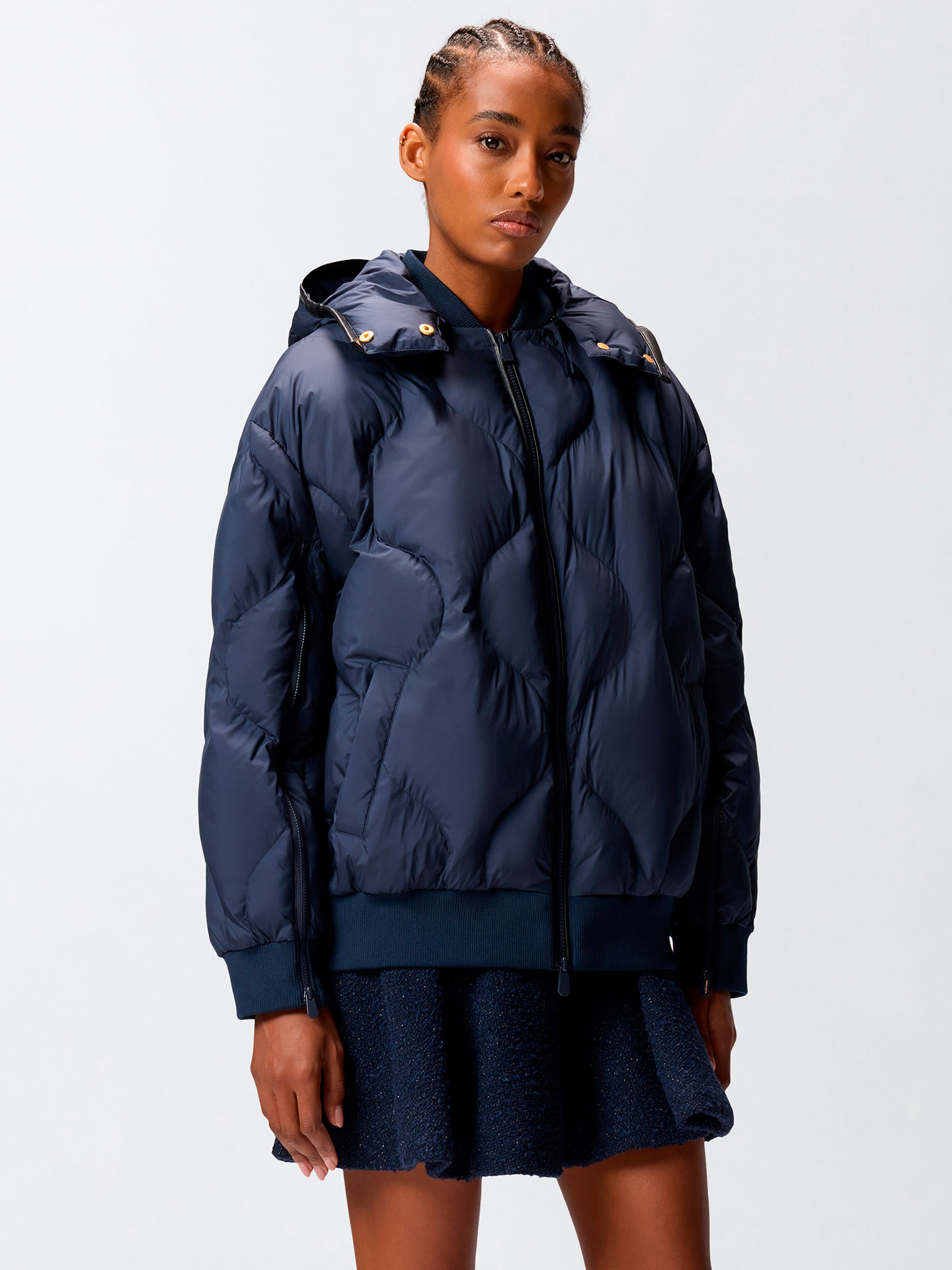 Blusão Acolchoado com Capuz