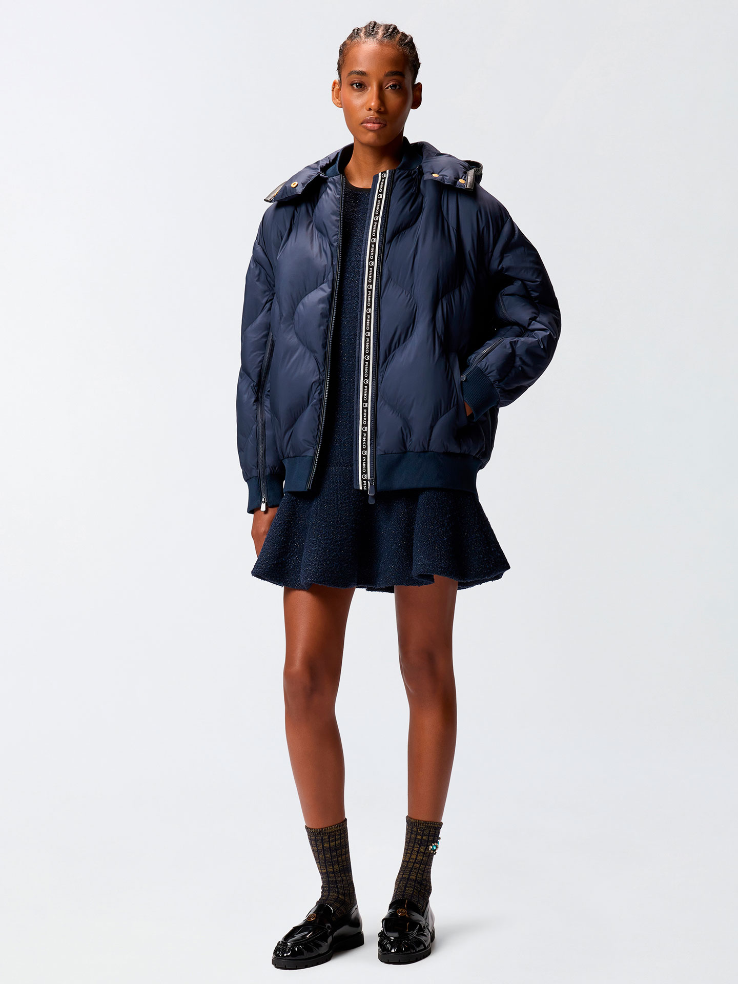 Blusão Acolchoado com Capuz