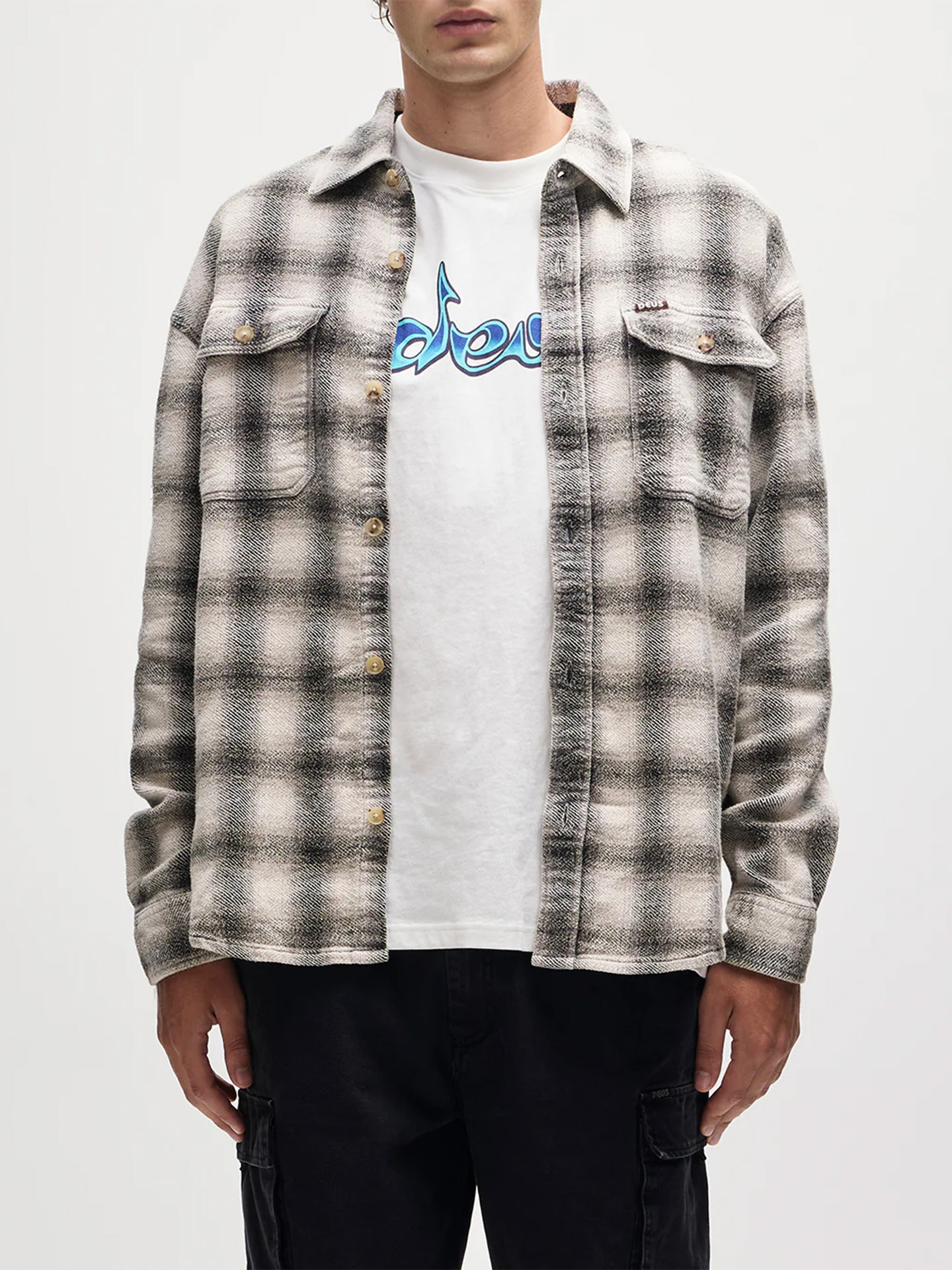 Camisa Xadrez Too Busy To Work