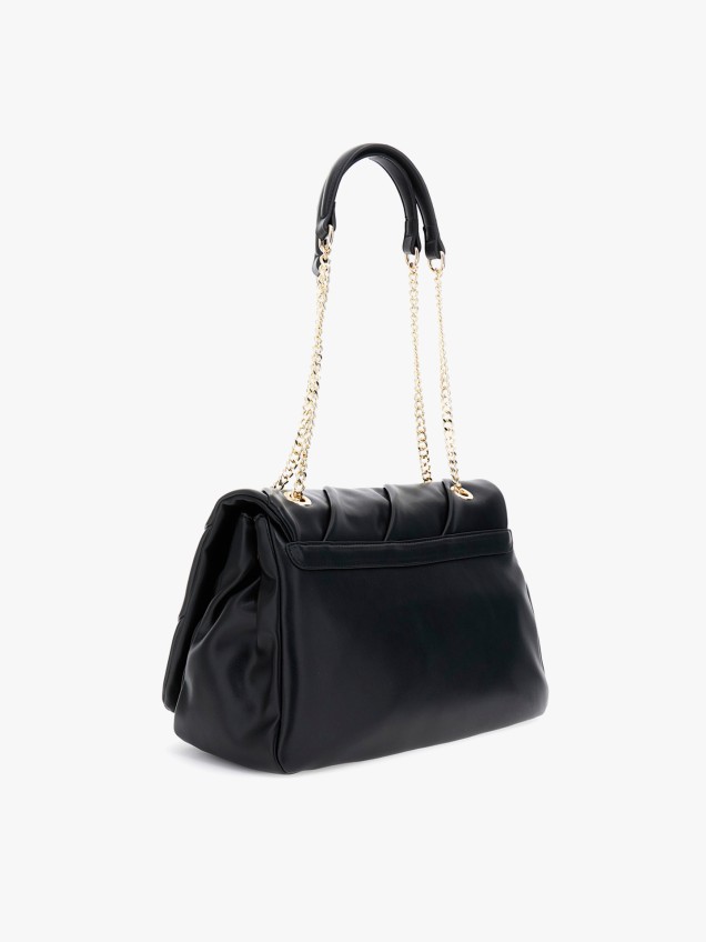 Mala de Ombro com Aba Plissada