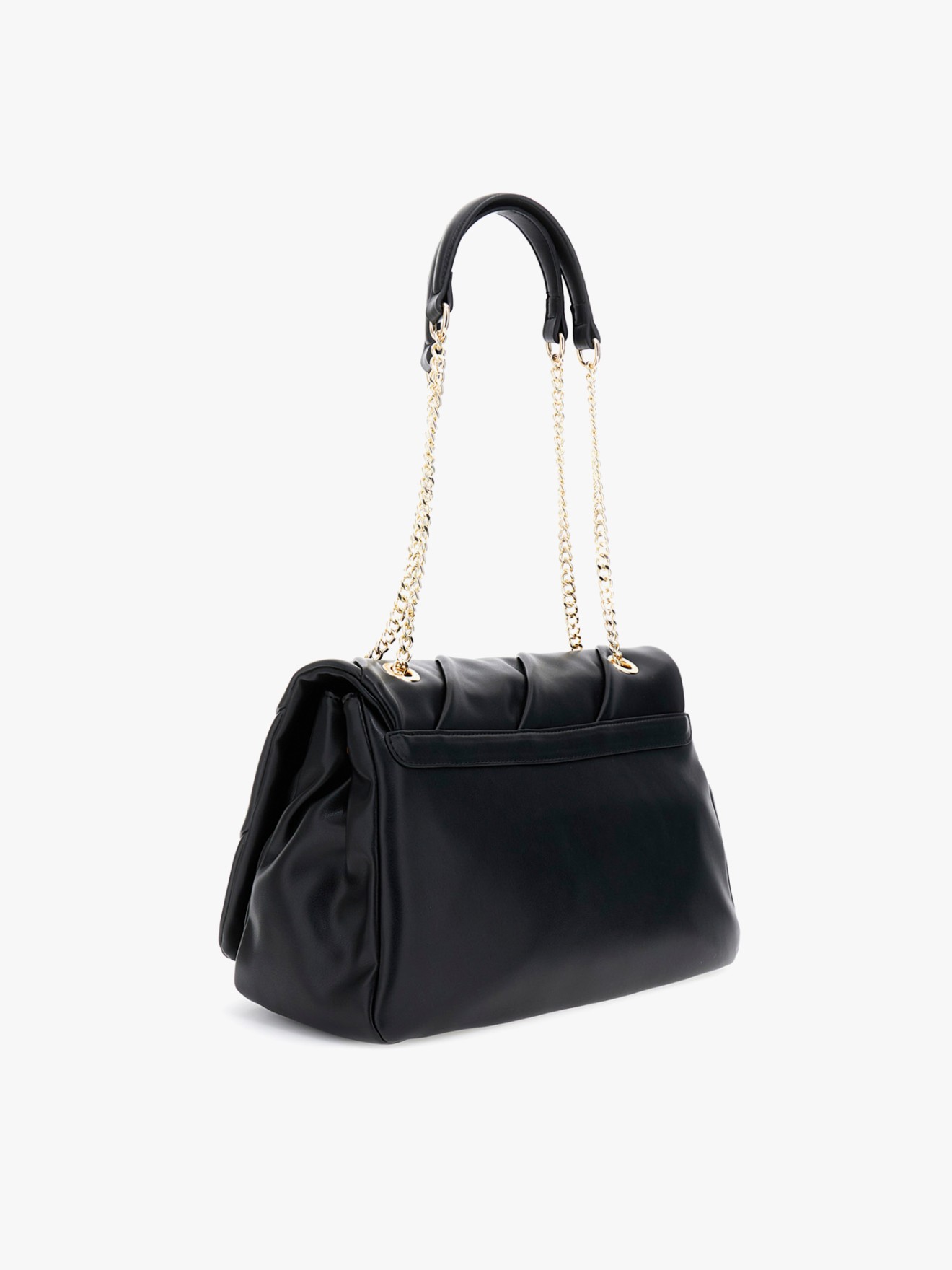 Mala de Ombro com Aba Plissada