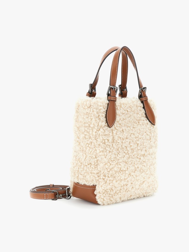 Mala de Mão em Pelo Sintético