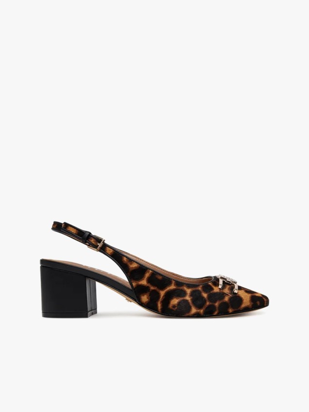 Slingback com Salto Bloco