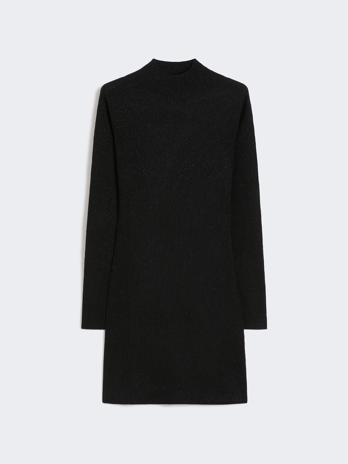 Vestido Curto de Malha Canelada Buona1234