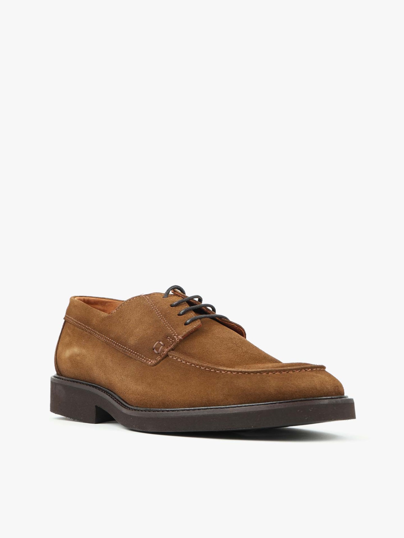 Sapatos Derby em Camura com Atacadores