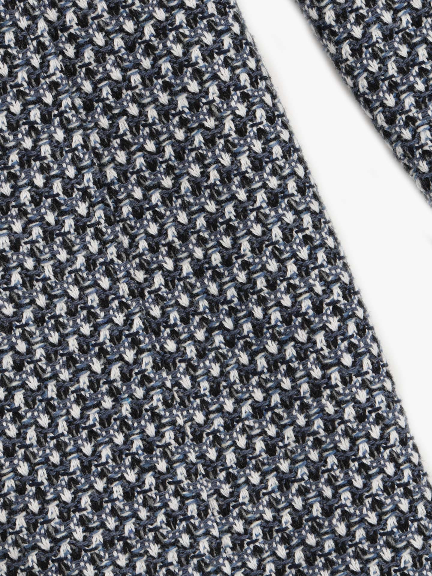 Casaco Tweed com Gola em Pelo