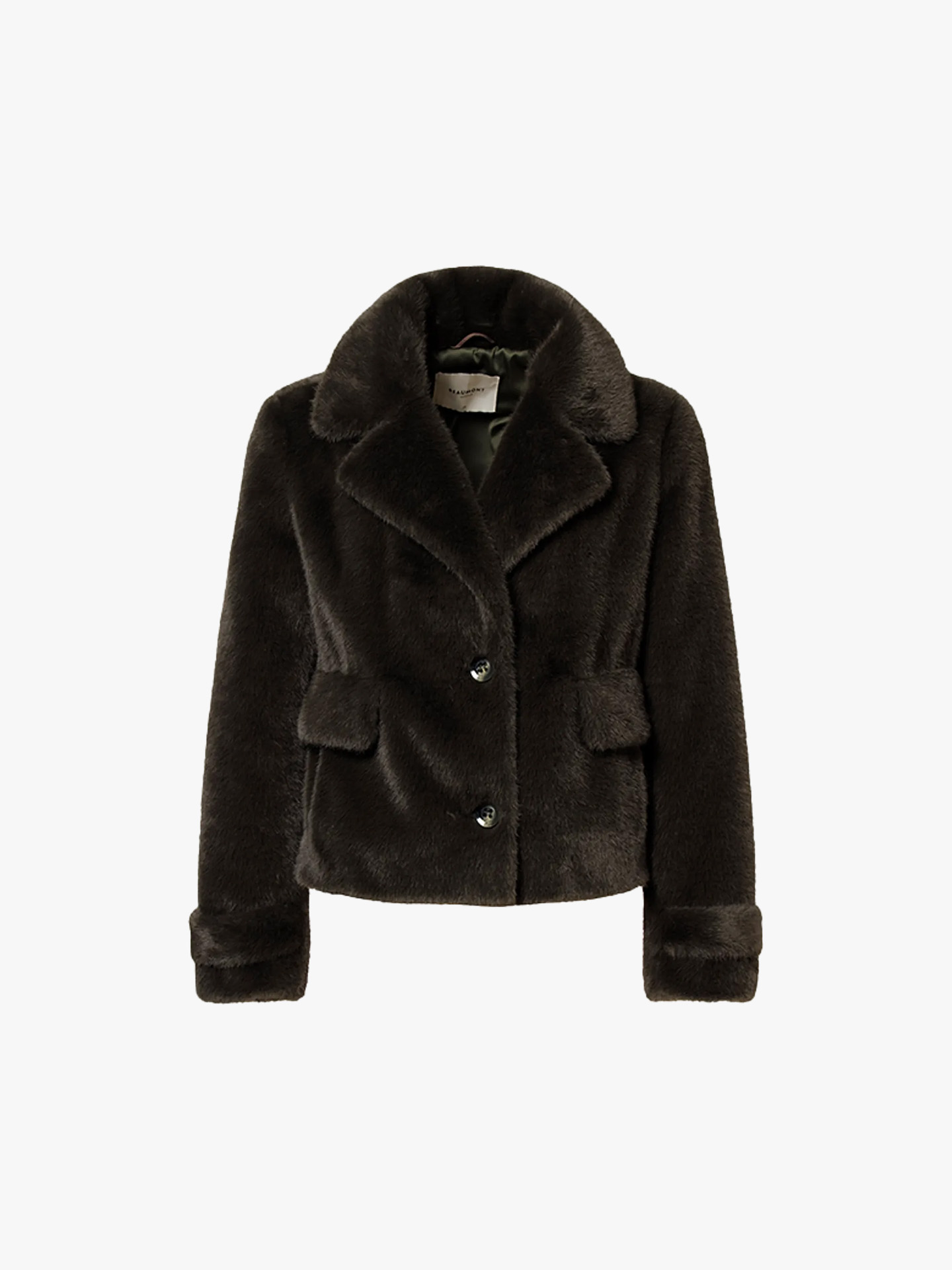 Casaco de Pelo Sintético