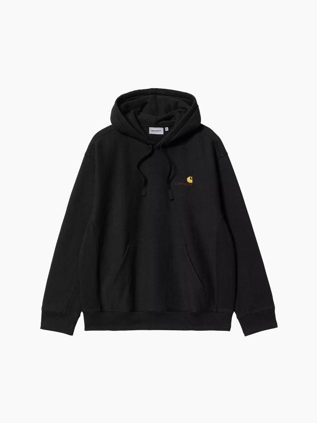 Sweatshirt com Capuz American Script