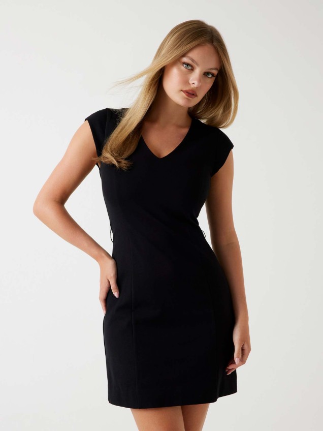 Vestido Mini com Cinto