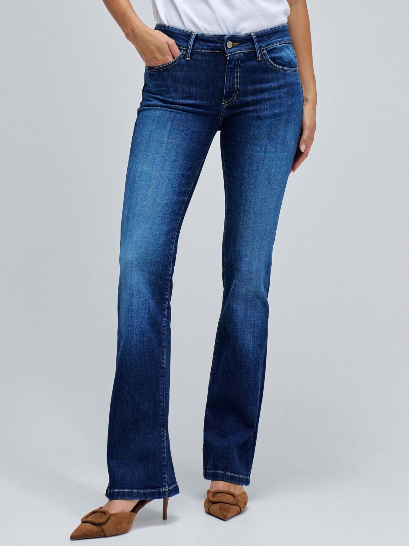 Cal�as de Ganga Wonder Push Up Bootcut