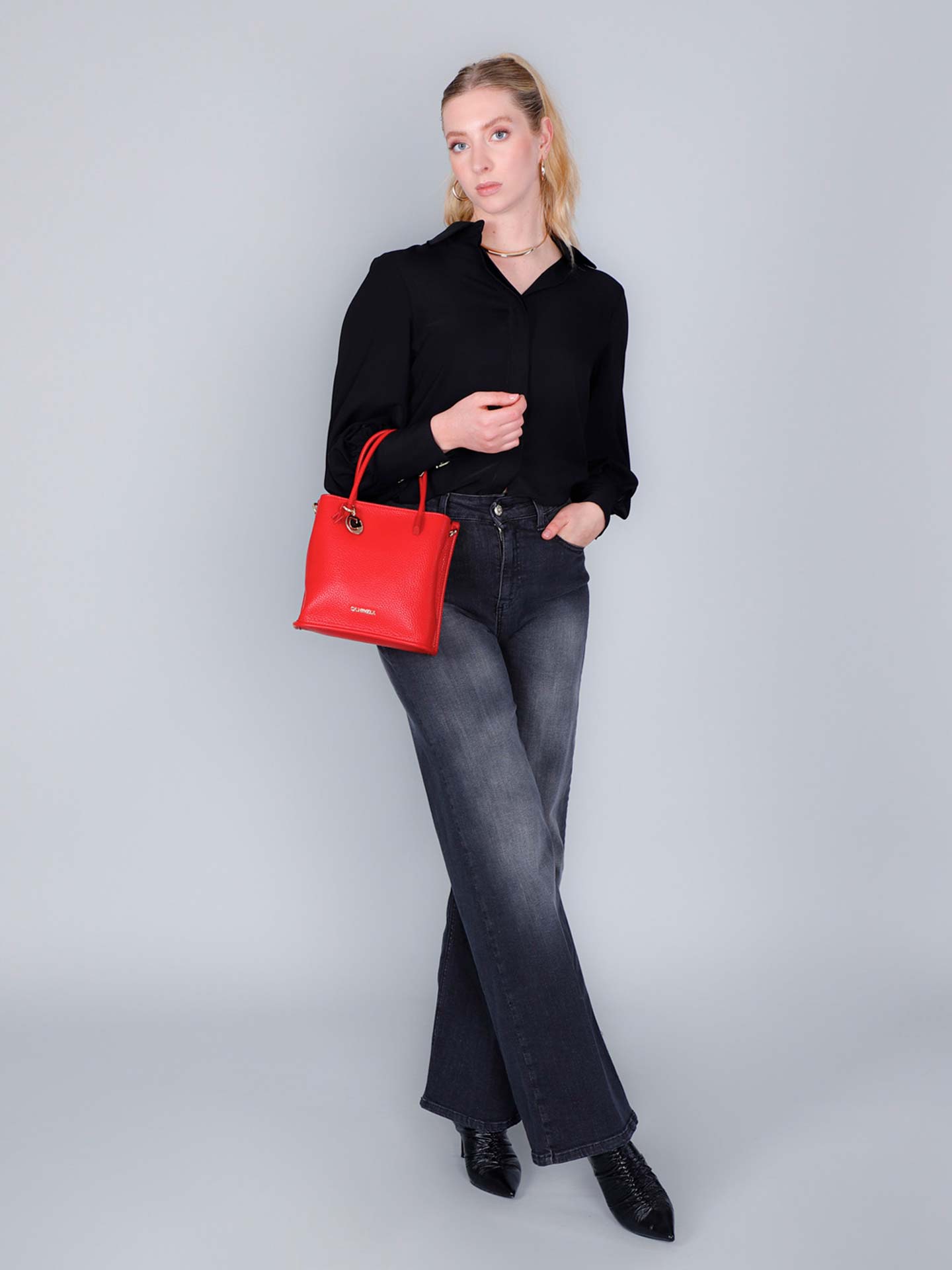 Mini Tote Bag com Pendente