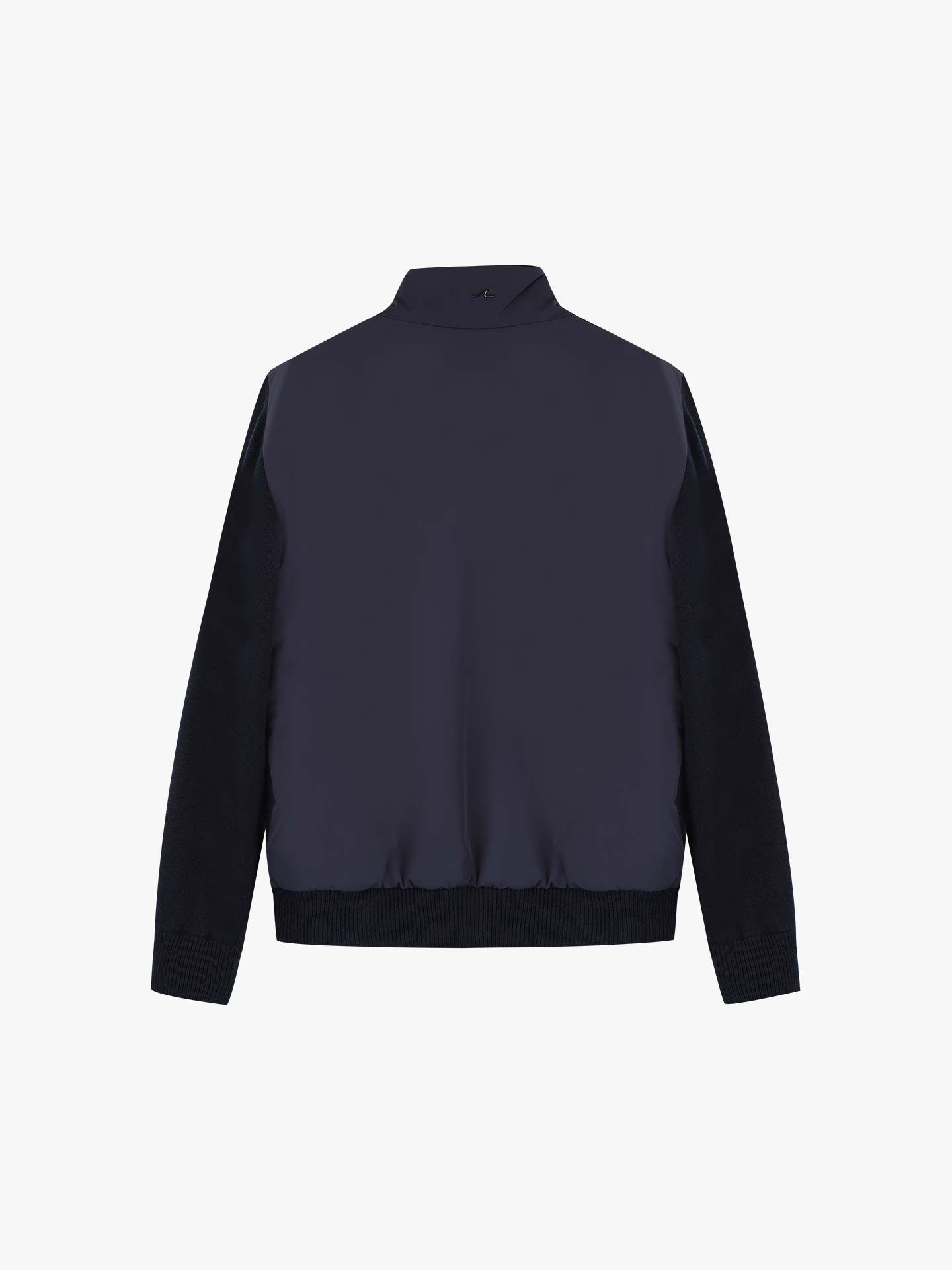 Blusão Combinado com Gola Alta