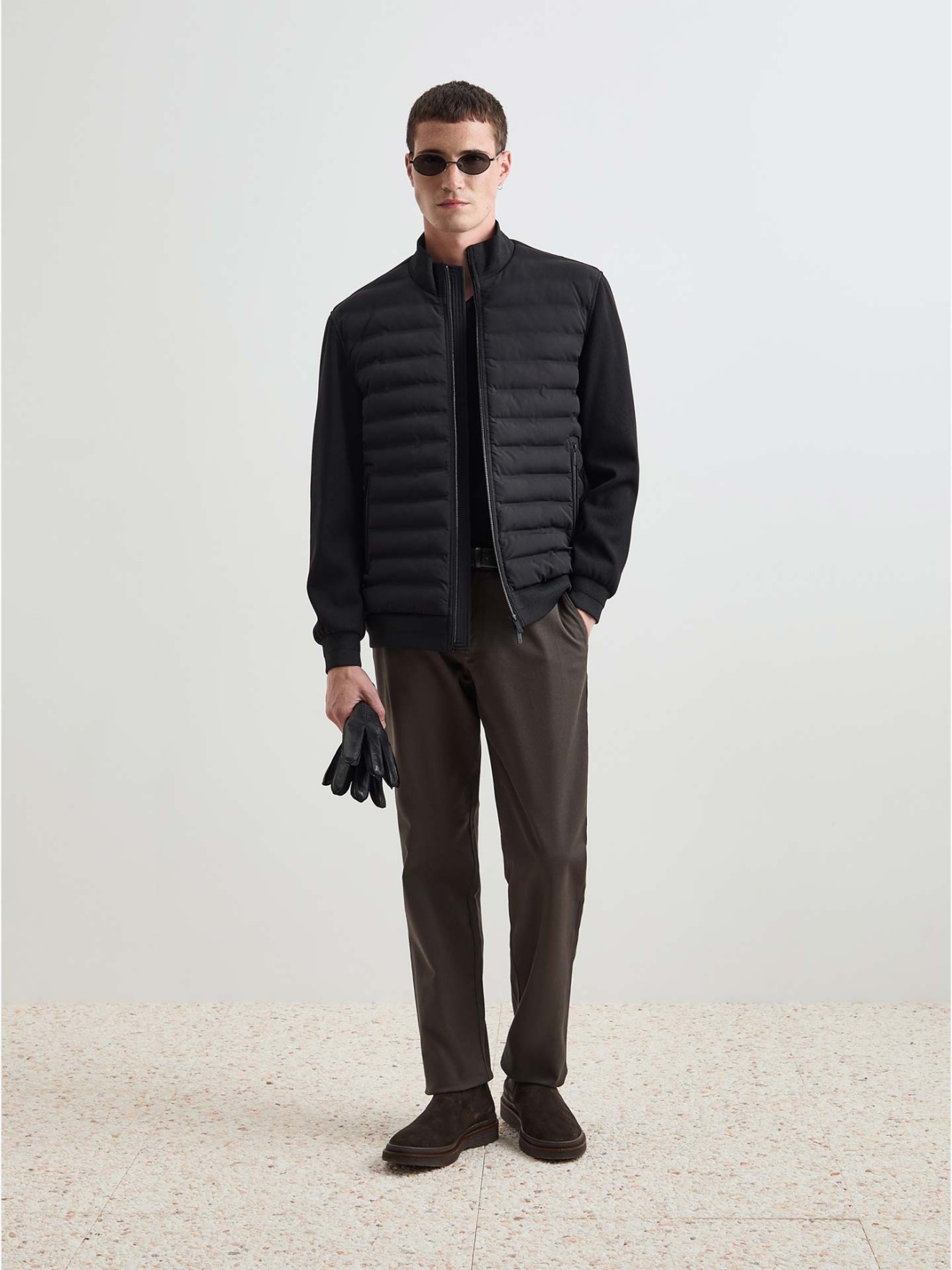 Blusão Combinado Acolchoado