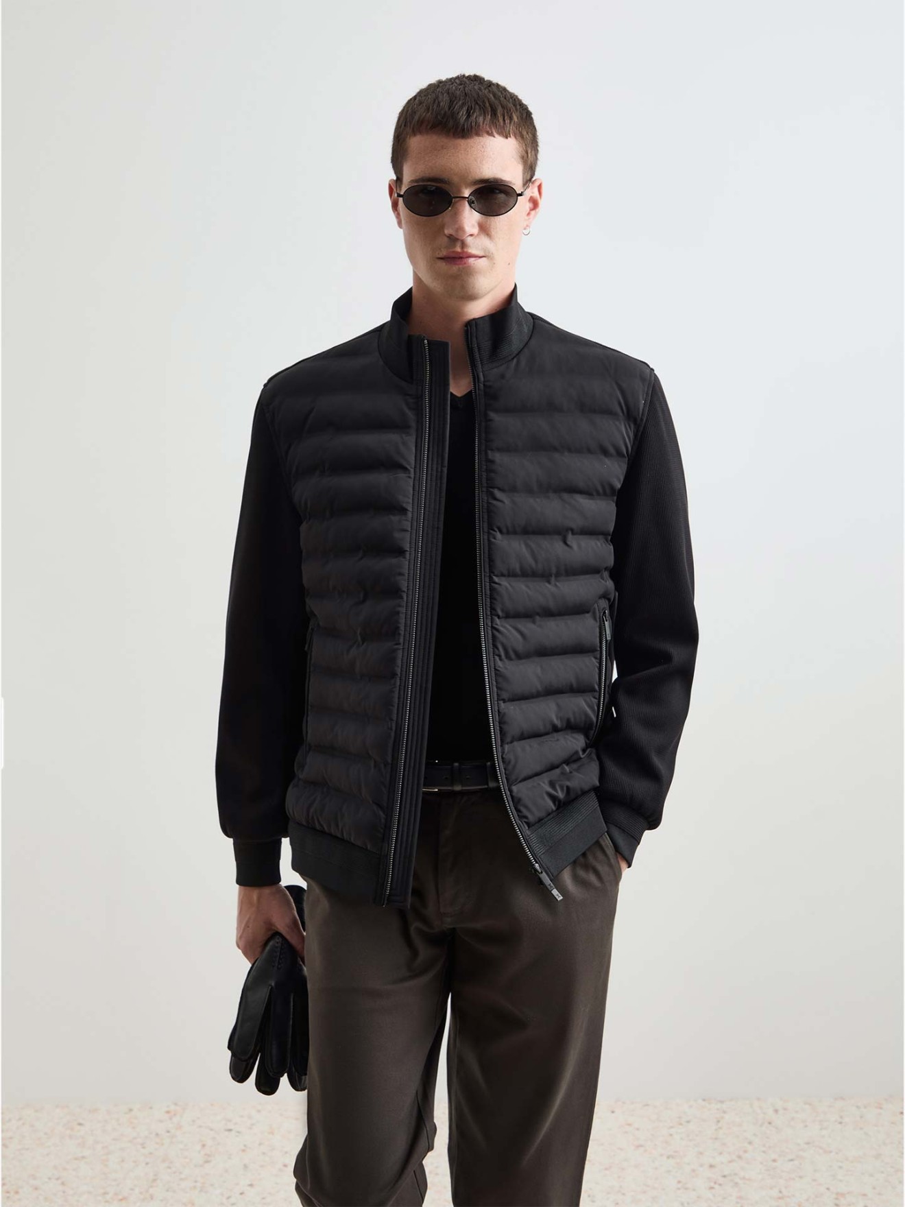 Blusão Combinado Acolchoado