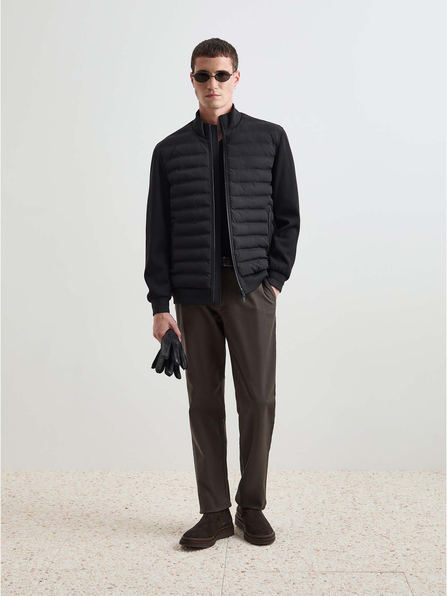 Blusão Combinado Acolchoado