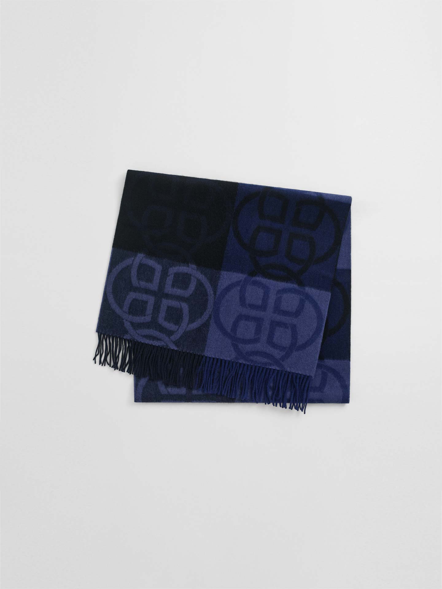 Cachecol em Lã com Padrão