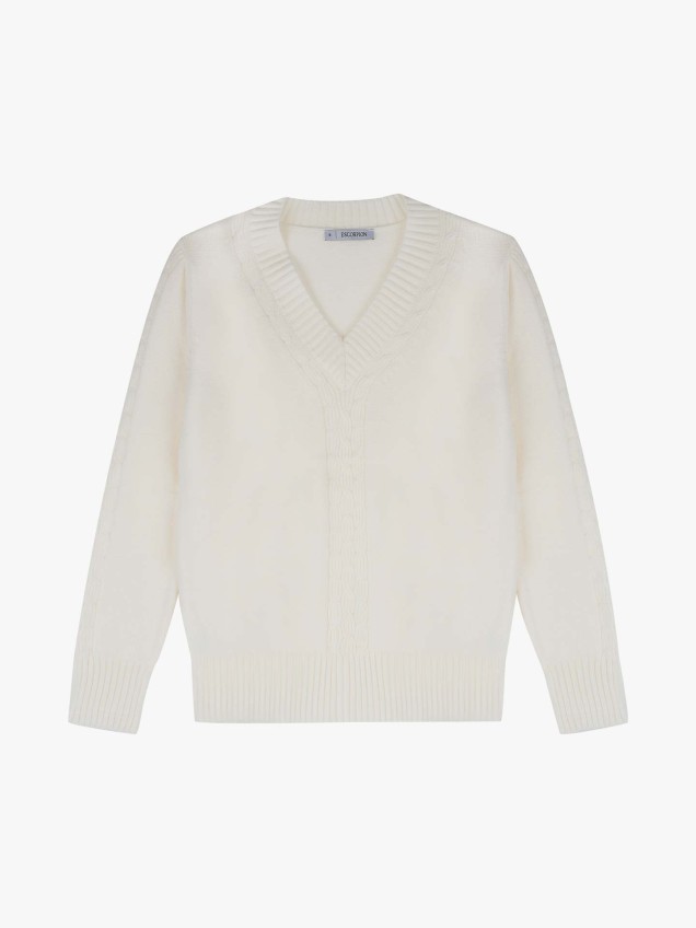 Camisola de Malha com Detalhe Tranado