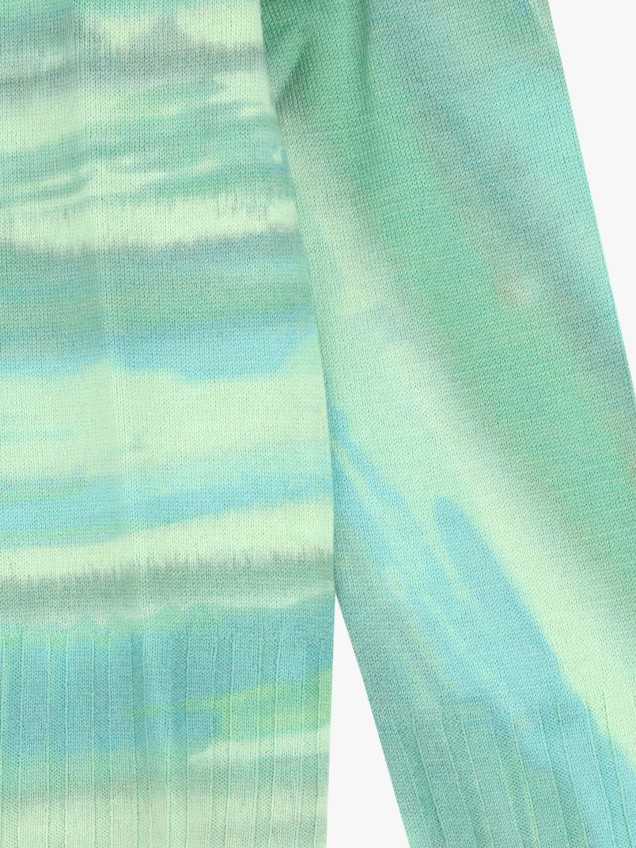 Camisola de Malha com Padrão Abstrato