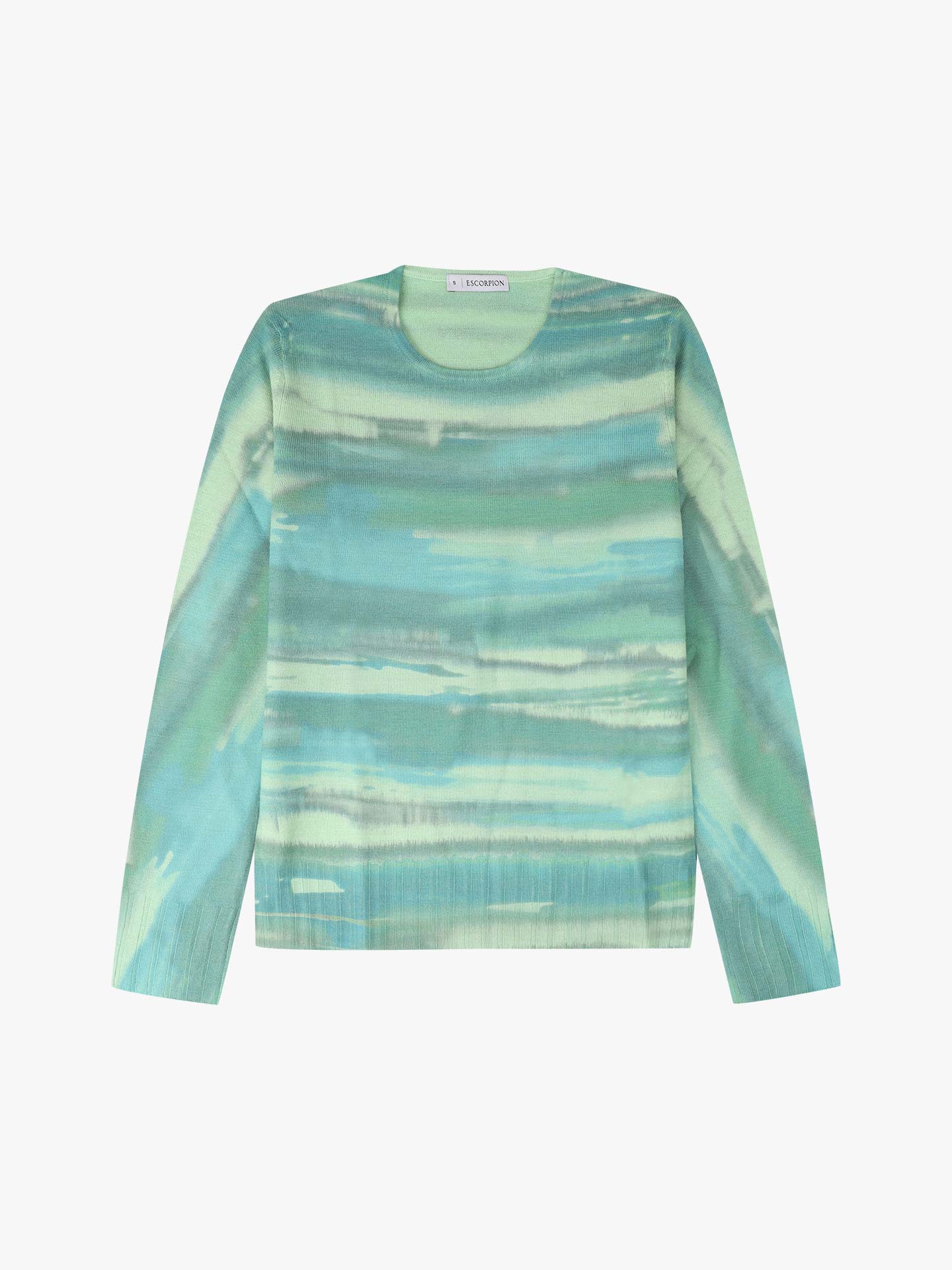Camisola de Malha com Padrão Abstrato