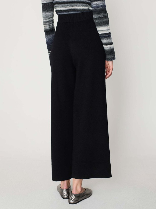 Calças de Malha com Cintura Elástica